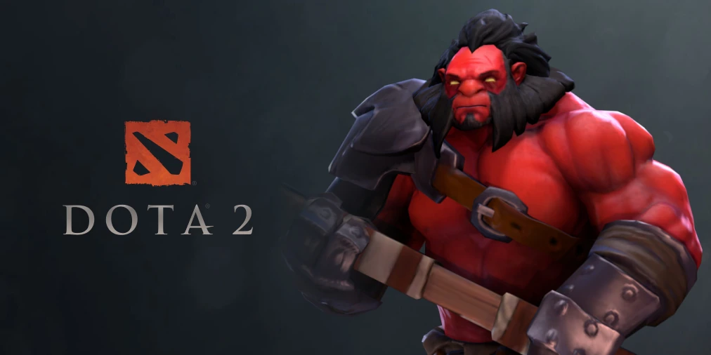 Illustration officielle de Dota 2 représentant Axe