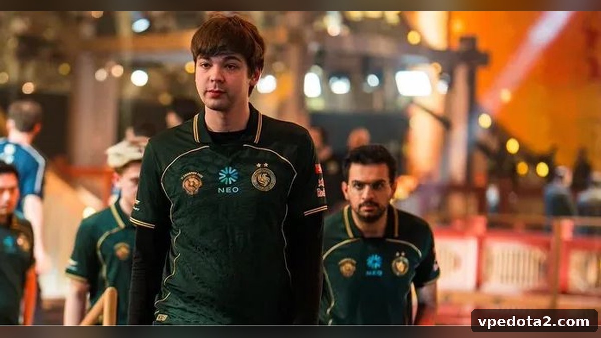 ATF som går sammen med Team Falcons-lagkameratene sine på et esportsarrangement