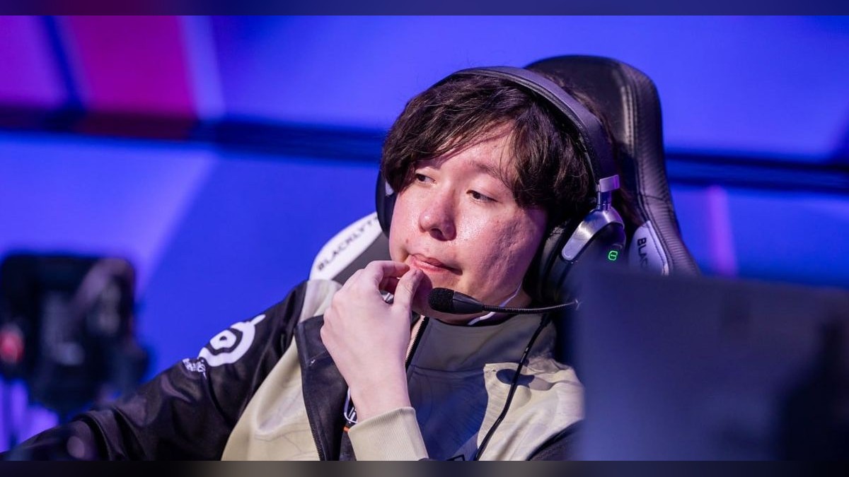 Malady fokuseret under en professionel Dota 2-kamp