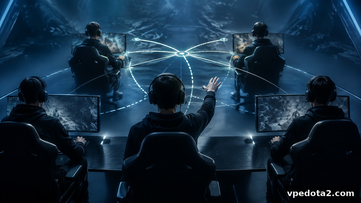 Concept voor esportsteamondersteuning en -coördinatie