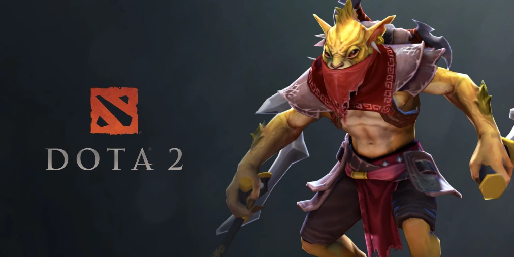 Официальный арт Dota 2 с Bounty Hunter