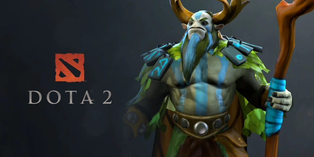 Официальный арт Dota 2 с Nature's Prophet