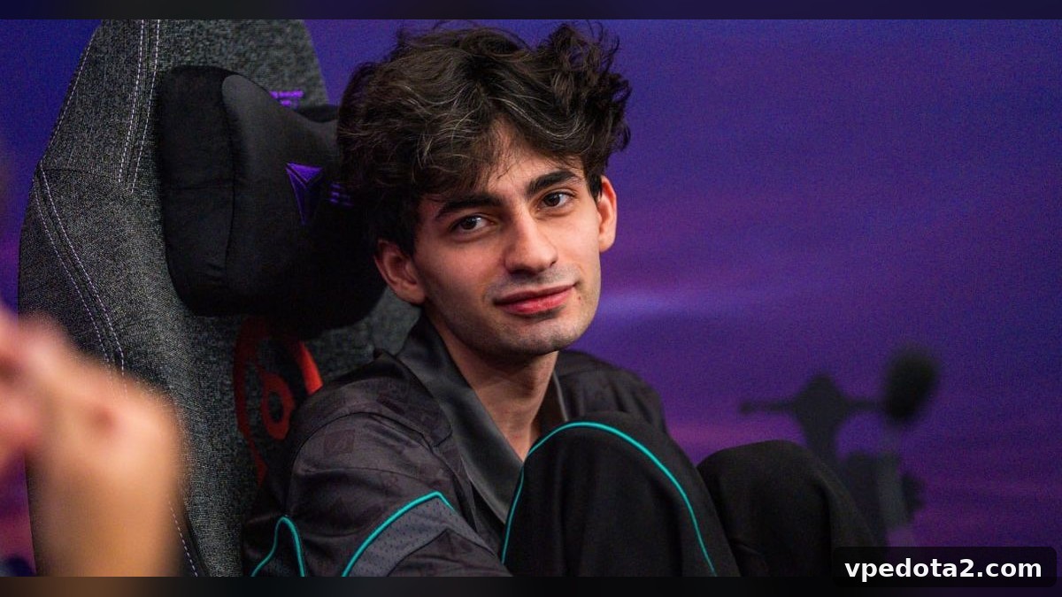 9Class between games at a professional Dota 2 tournament