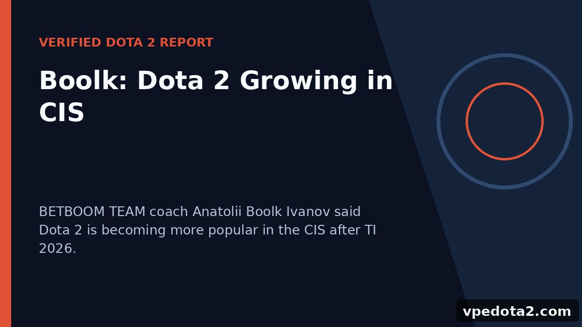 Boolk: Dota 2 растёт в СНГ
