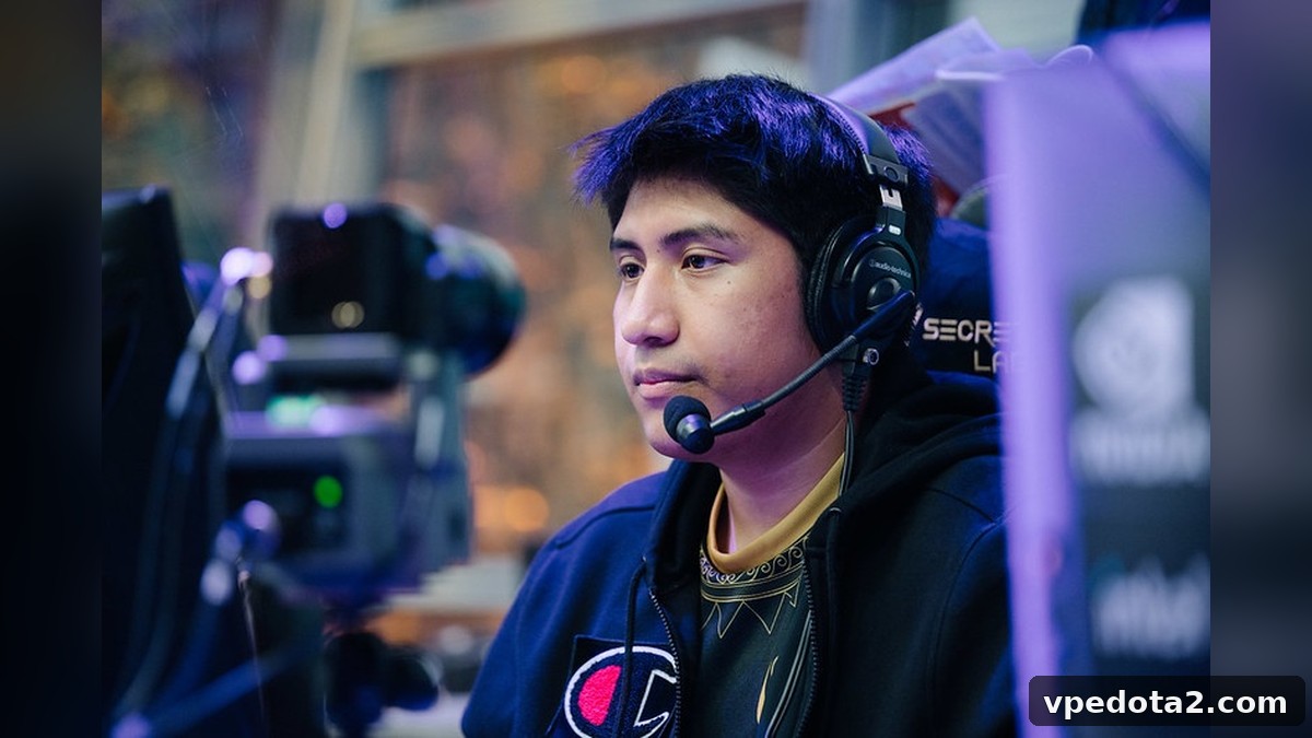 Wisper competing at an earlier Dota 2 event. Archive photograph.