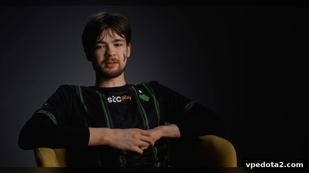 Malr1ne in a Team Falcons jersey