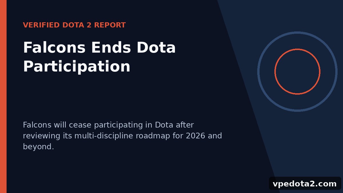 Falcons Ends Dota Participation
