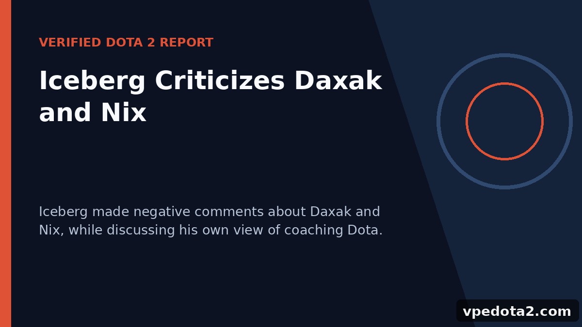Iceberg критикует Daxak и Nix
