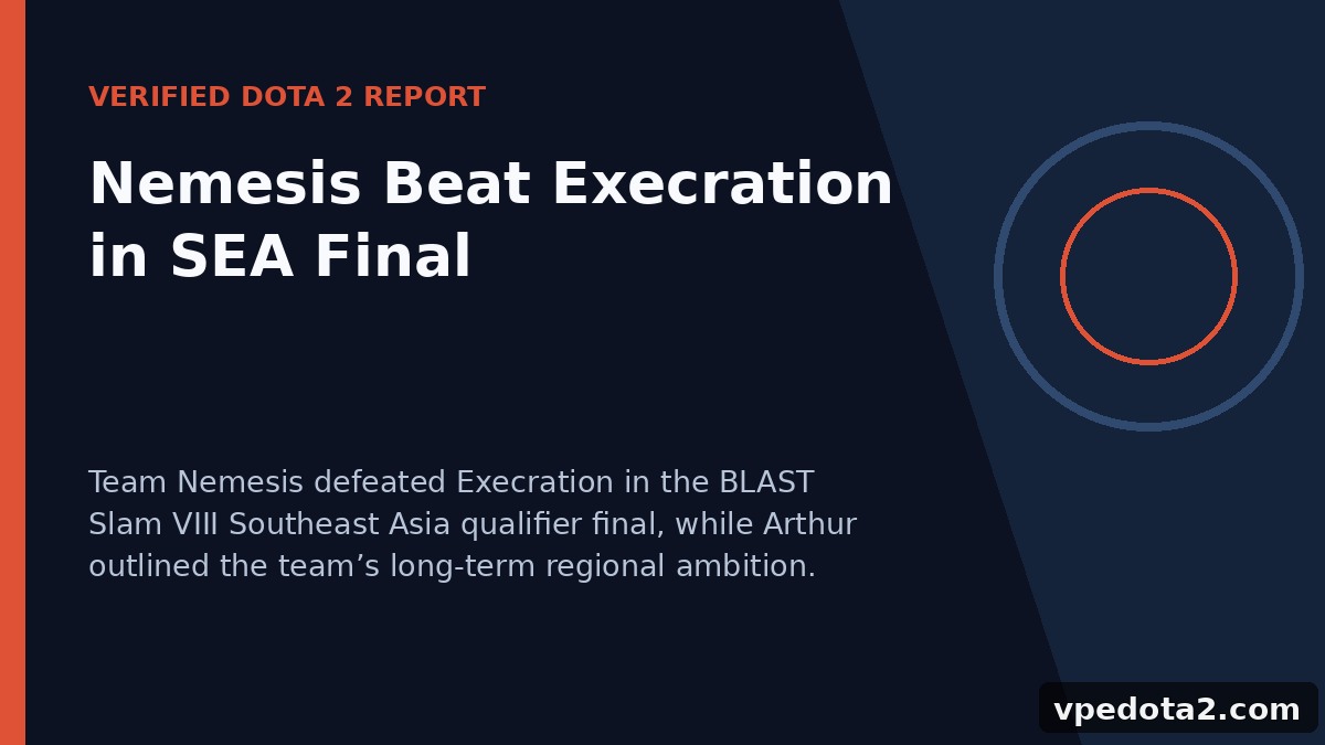 Nemesis победили Execration в финале SEA