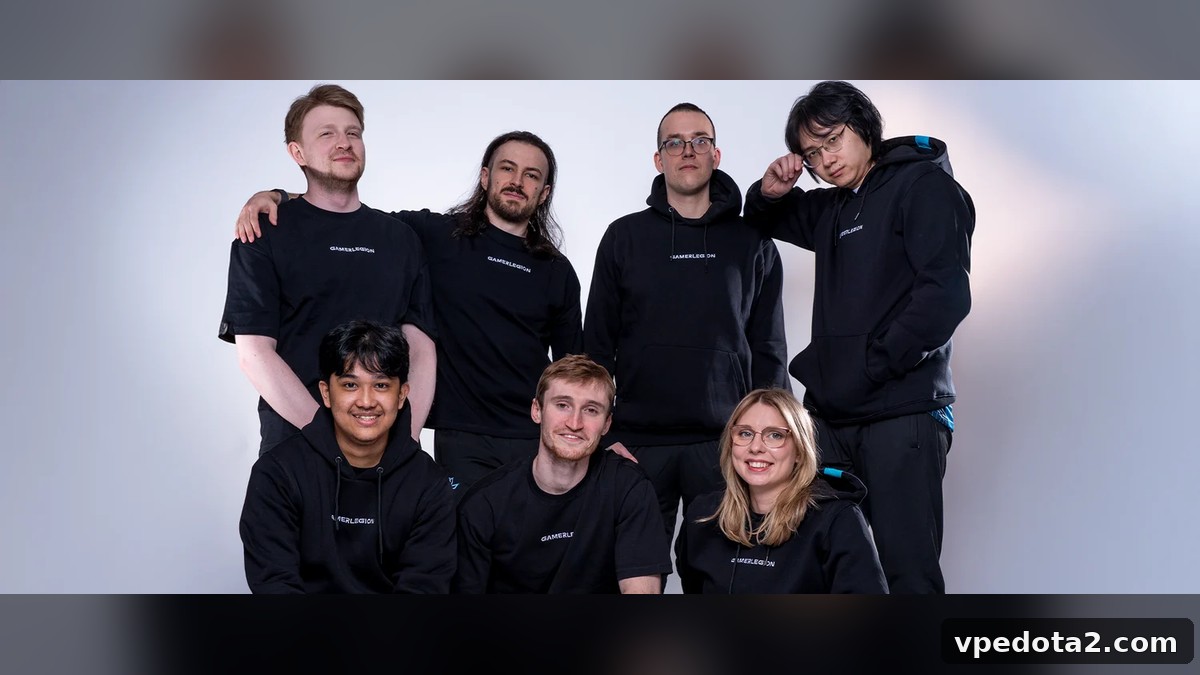 Speeed with the GamerLegion Dota 2 roster