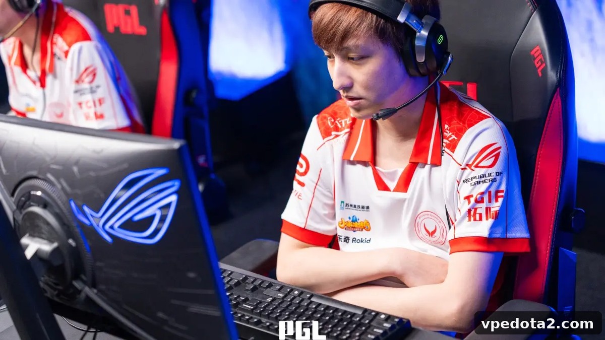 Ame representing Xtreme Gaming at PGL Wallachia Season 9